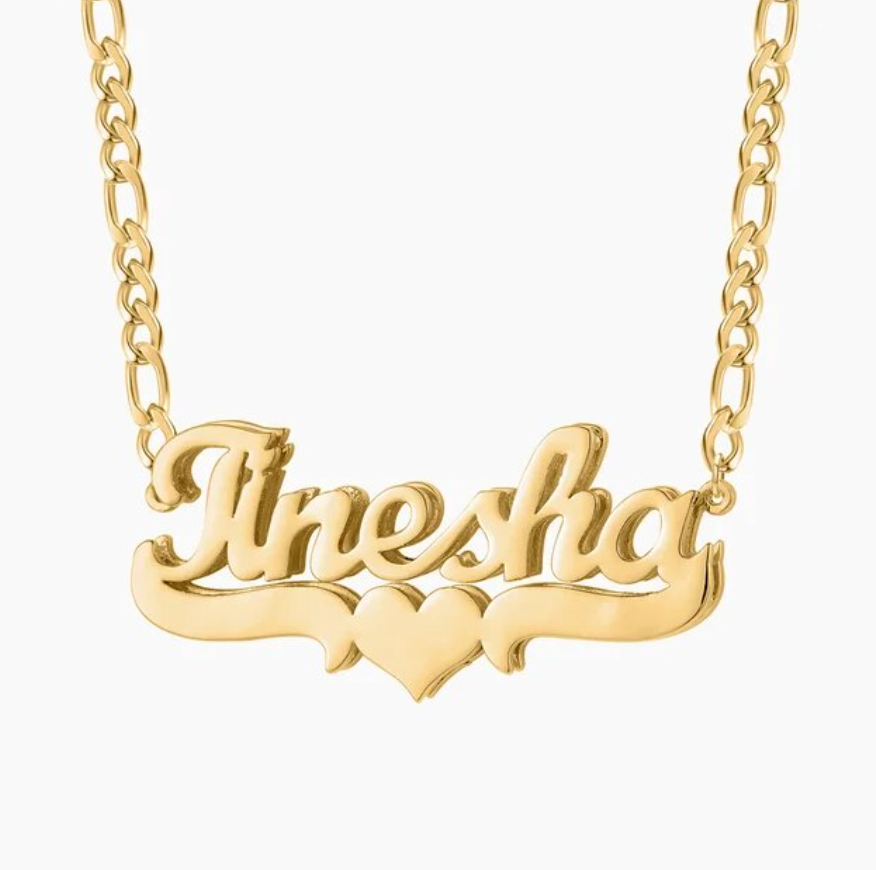 Heart Name Necklace
